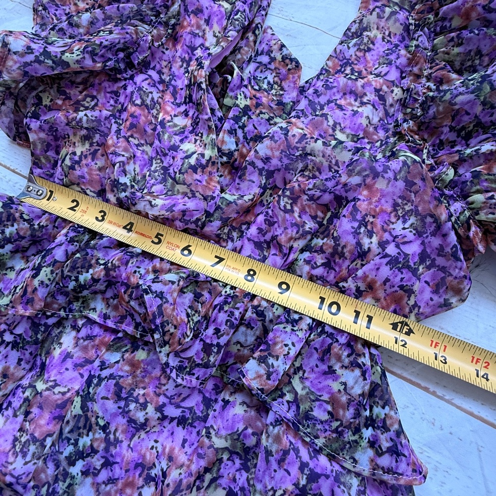 Hudson Gray Summer‎ Mini Dress | Size S | Purple | Casual Lightweight Dress - Picture 6 of 8